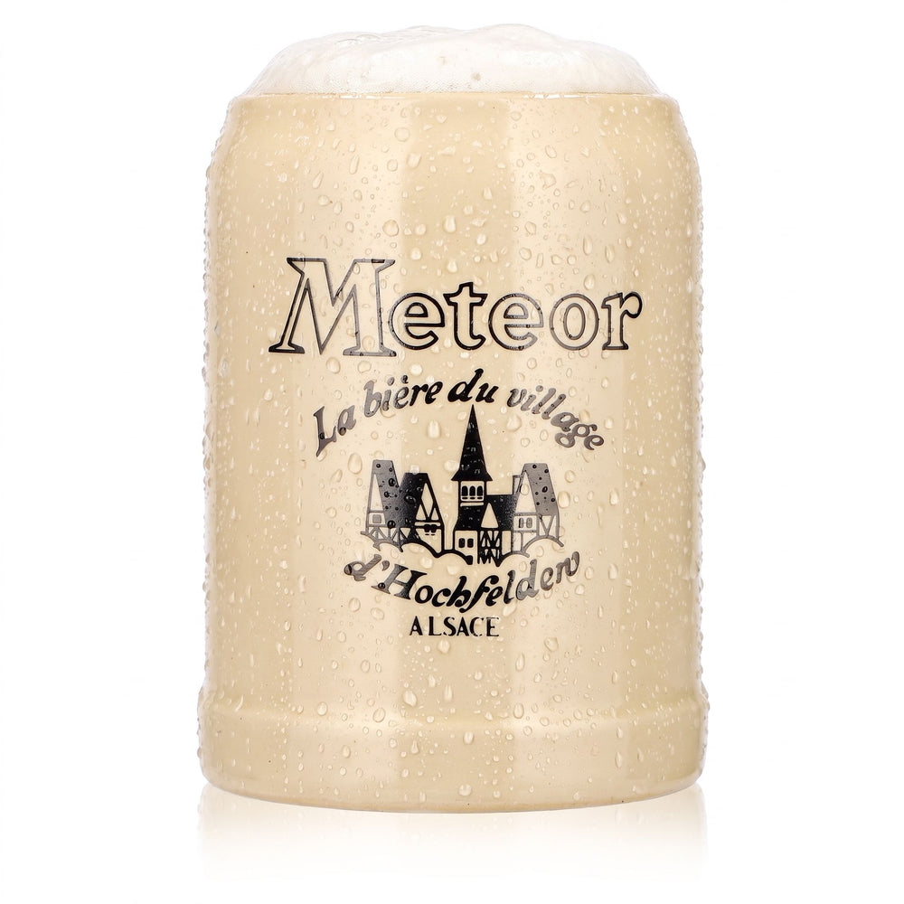 Meteor Bier Glas 0,25l Tonkrug d´Hockfelden Ton