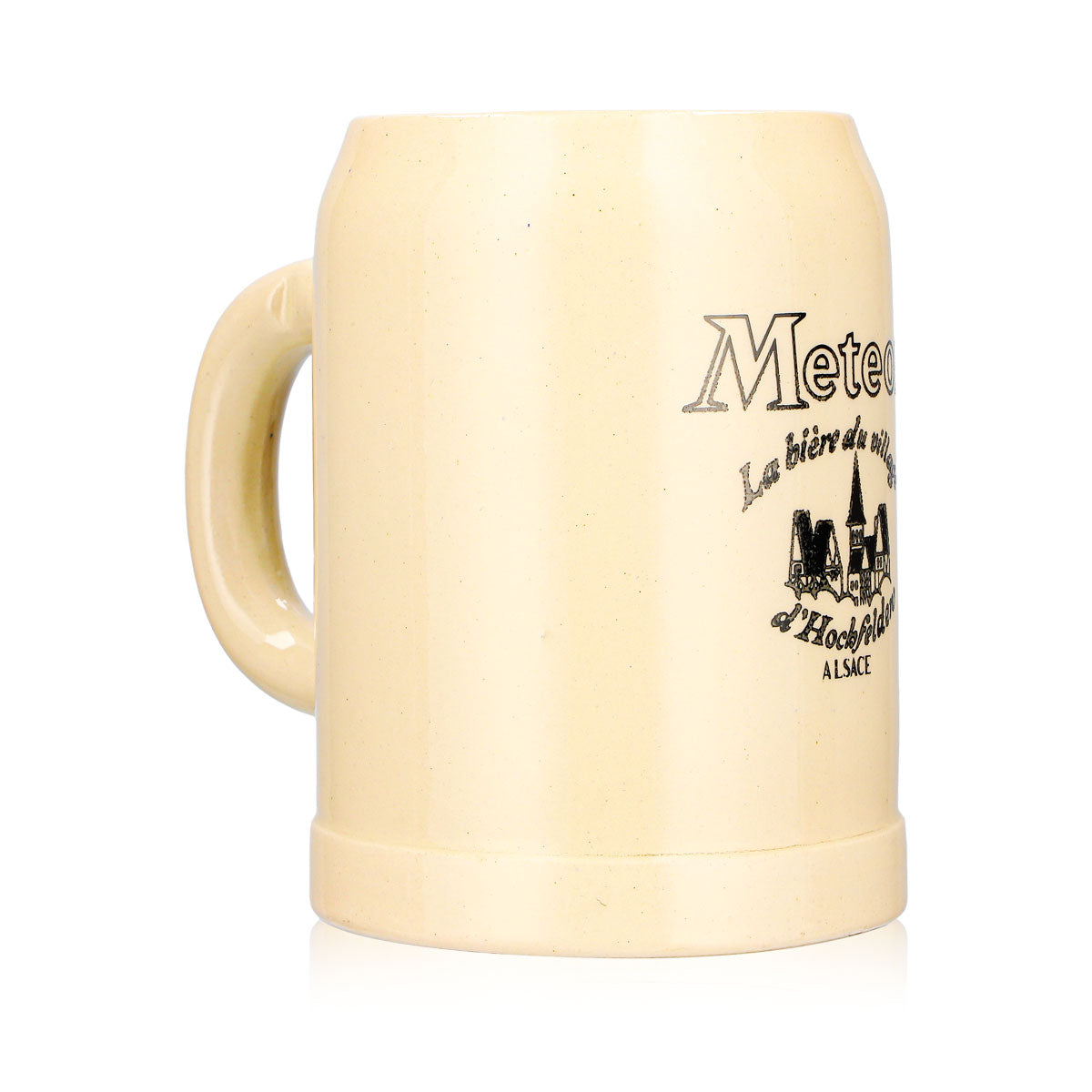 Meteor Bier Glas 0,5l Tonkrug Ton – Ansicht 3