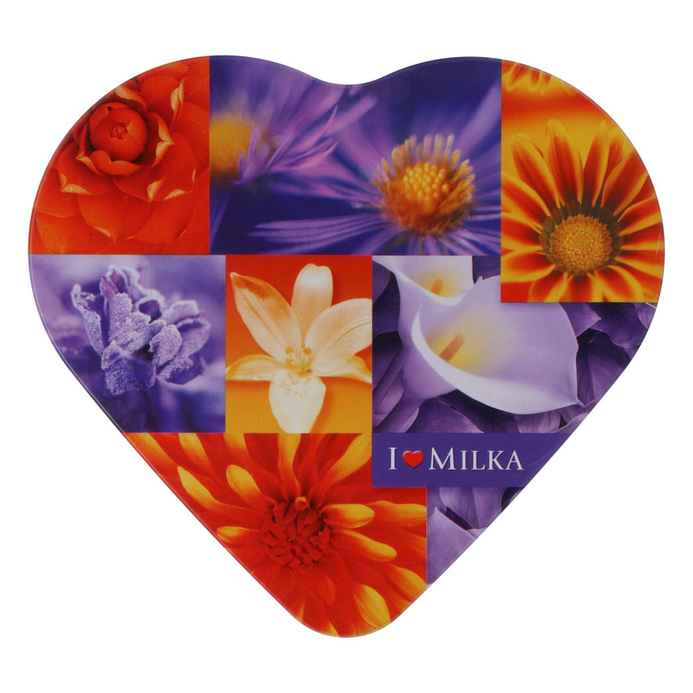 Milka Schokolade Geschenkbox Blechdose Schmuckdose "Herz"
