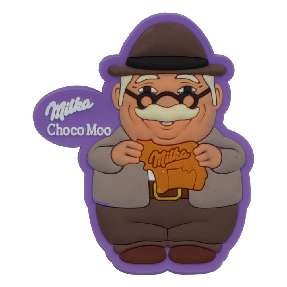 Milka Süßigkeiten Kühlschrankmagnet Grandpa Choco Moo