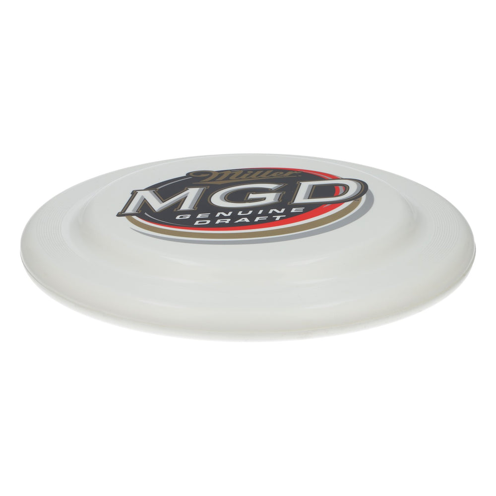 Miller Bier Frisbee Wurfscheibe MGD weiß Kunststoff – Dein Sommer-Fun-Accessoire