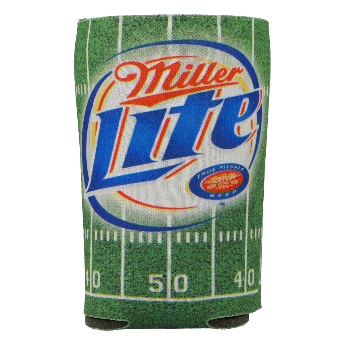 Miller Lite Dosenkühler Neopren American Football grün Bier Dosenhalter
