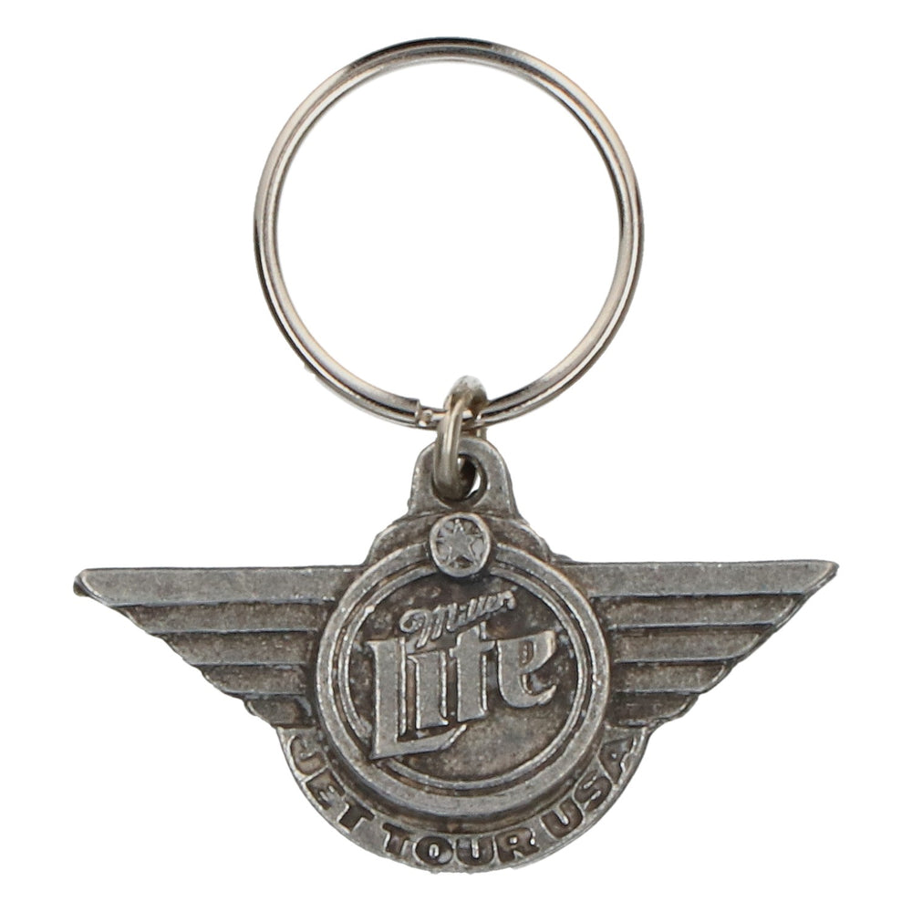 Miller Lite Jet Tour USA Schlüsselanhänger Massiv Voll Metall Bier