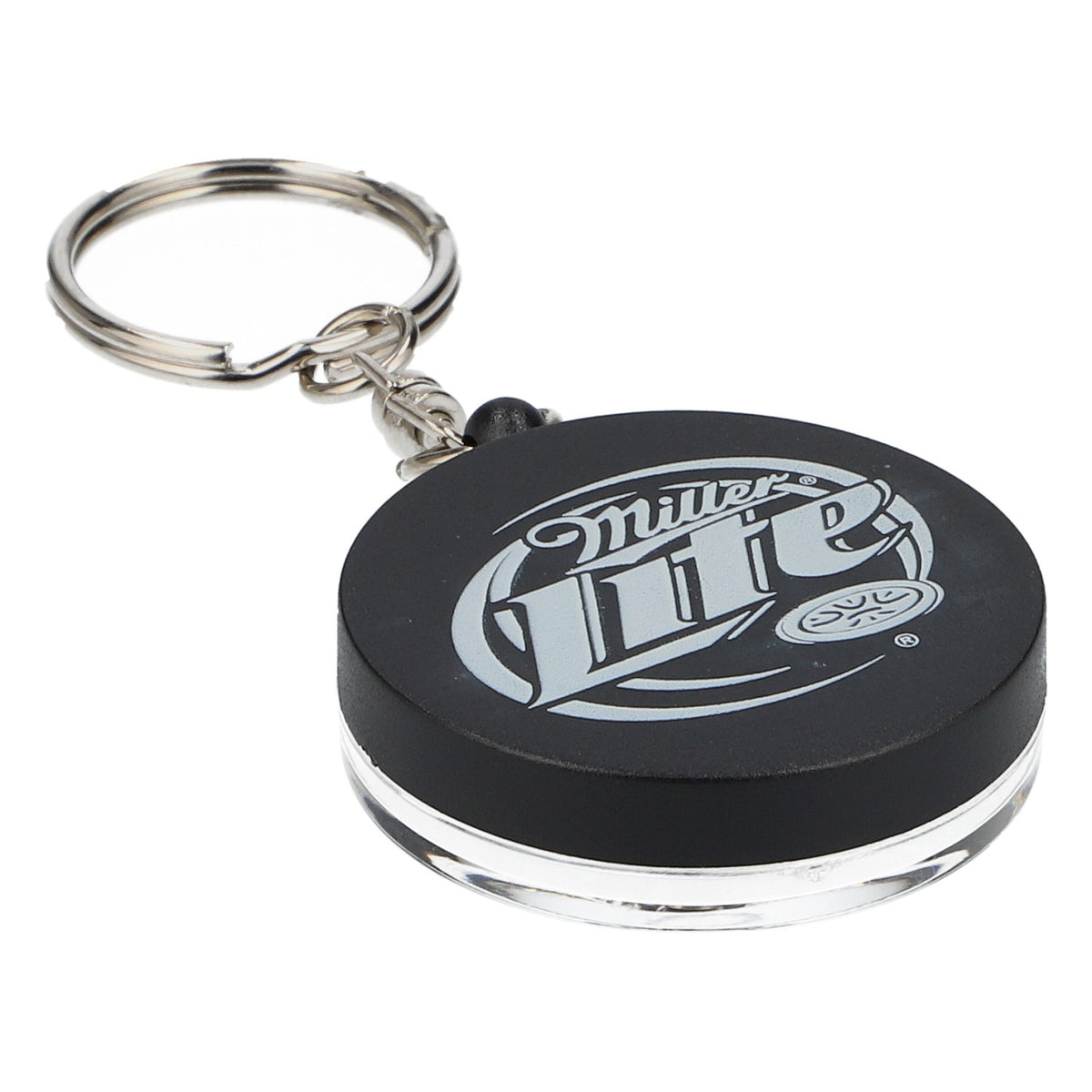 Miller Lite Schlüsselanhänger Kompass schwarz Kunststoff Bier Fan Accessoire – Ansicht 2