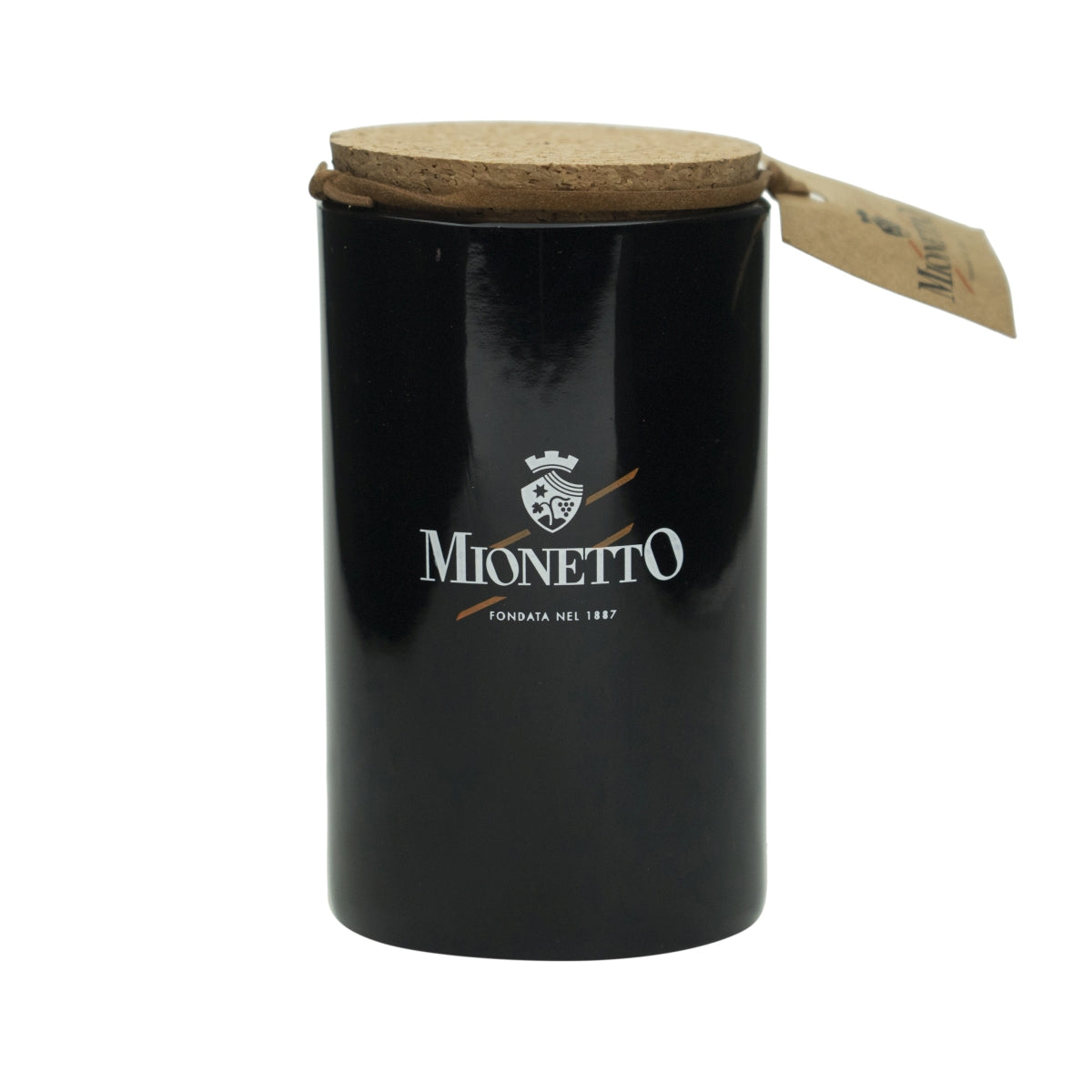 Mionetto Kerze Duftkerze Scented Candle Vanille im Glas mit Deckel Deko