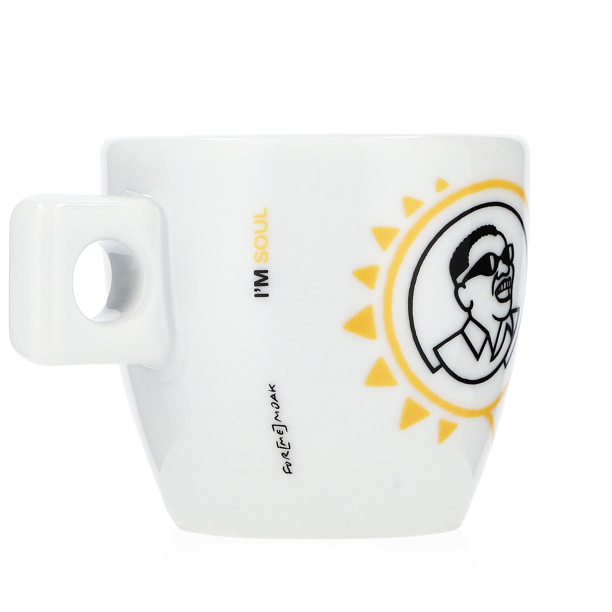 MOAK Kaffeetasse Espressotasse 50ml Henkeltasse Cafe Glas Gläser Soul – Ansicht 2