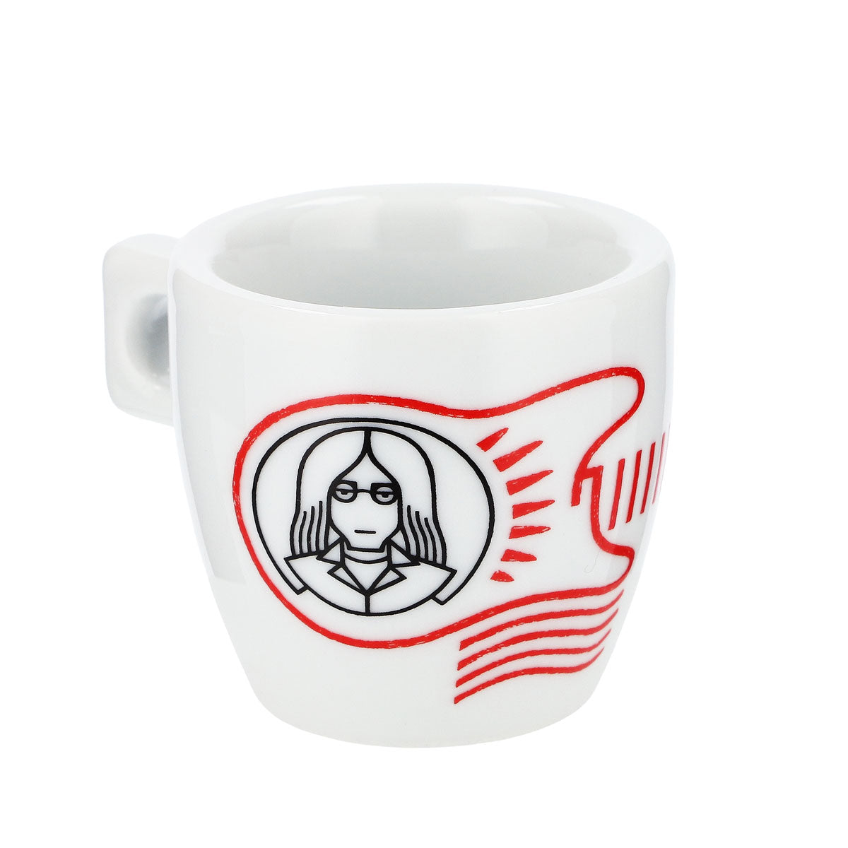 MOAK Kaffeetasse Espressotasse 50ml Henkeltasse Cafe Glas Gläser Rock – Ansicht 5