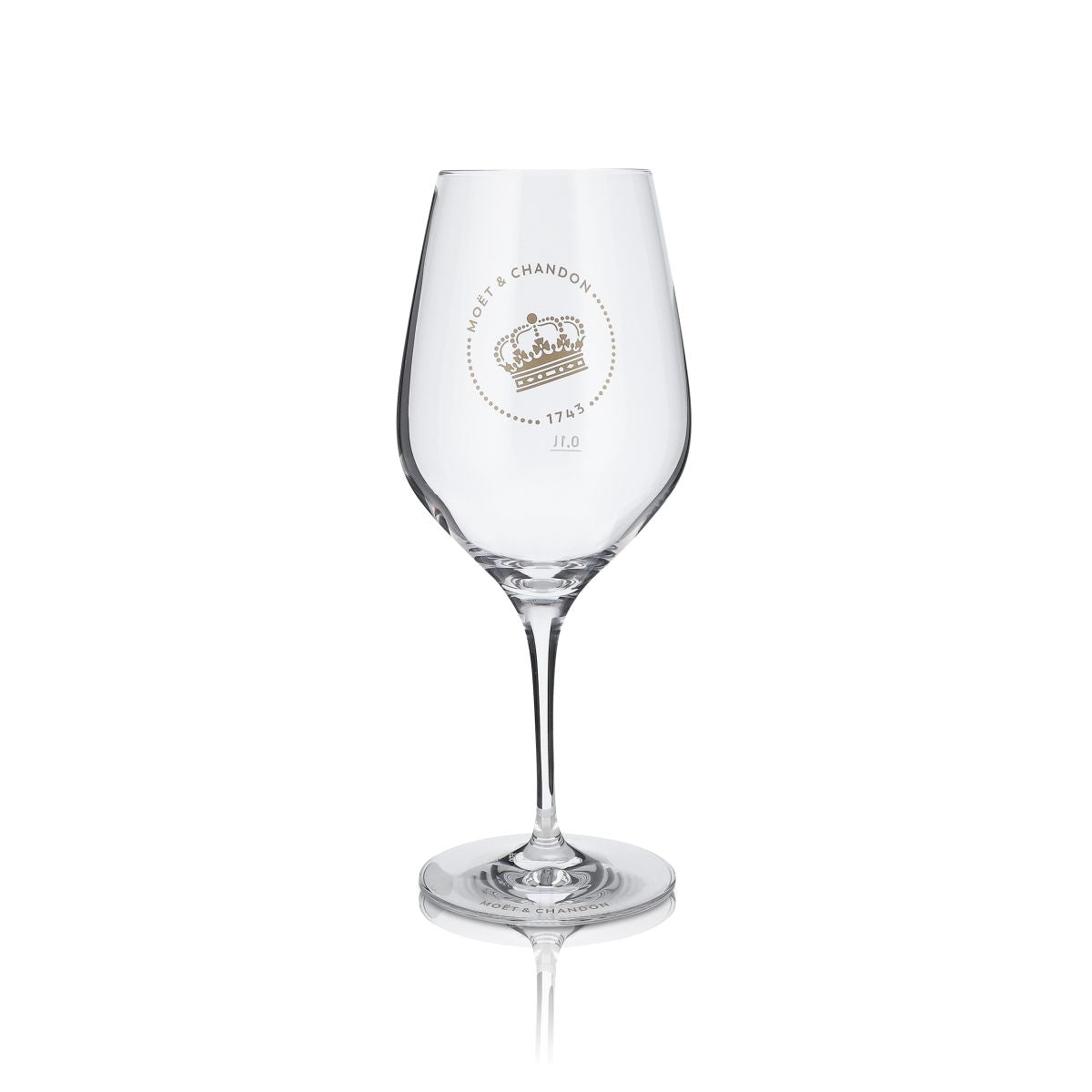 Moet Chandon Champagner Bundle Set aus Stielglas und einem Untersetzer – Ansicht 3