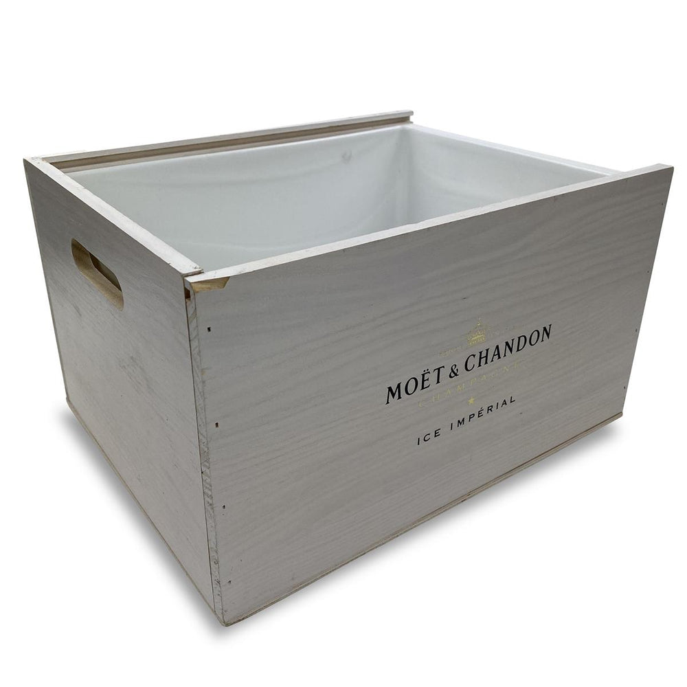 Moet Chandon Champagner Holzkiste Ice Imperial weiß stark