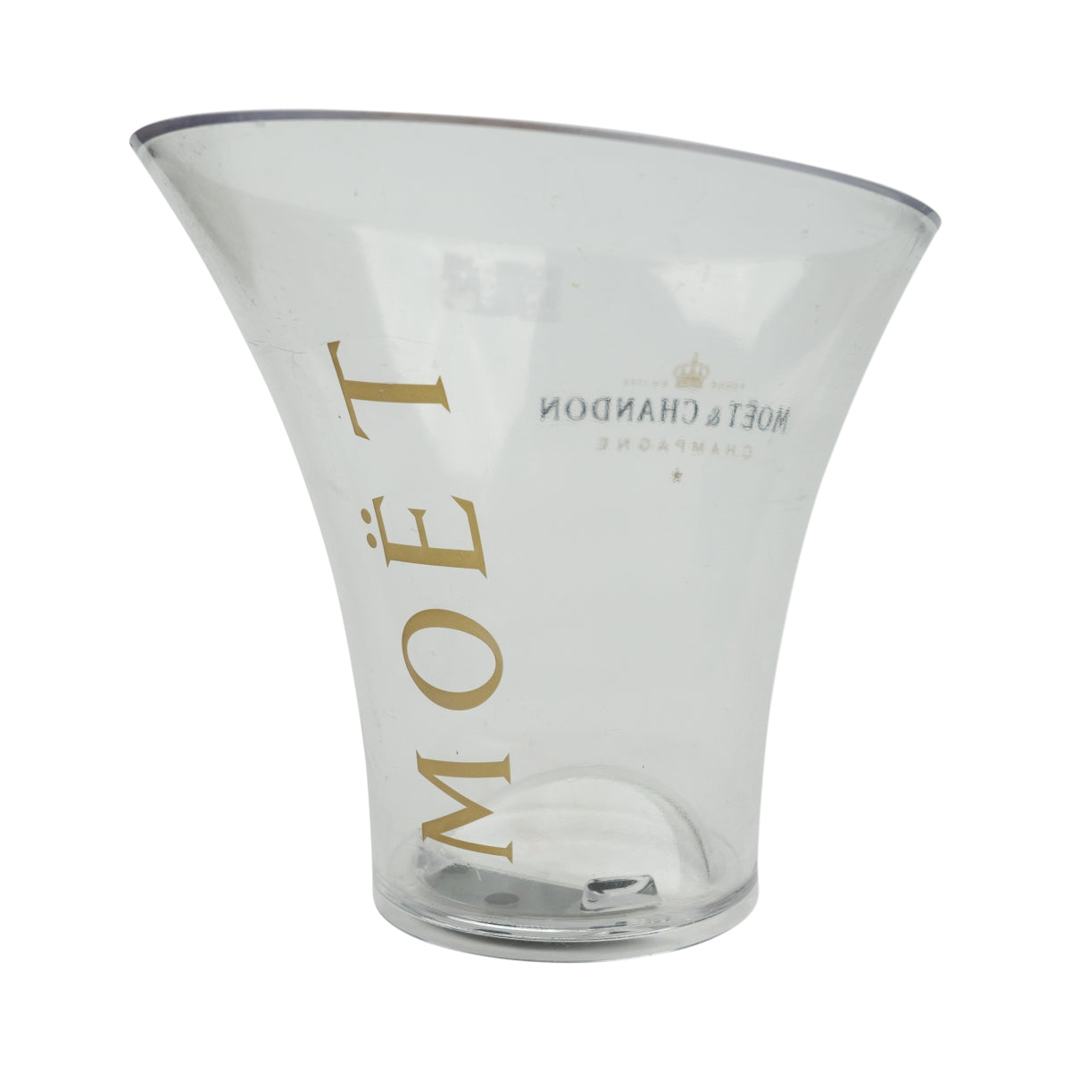 Moet Chandon Champagner Kühler Single gold gebraucht Eiswürfel Flaschen Behälter – Ansicht 2