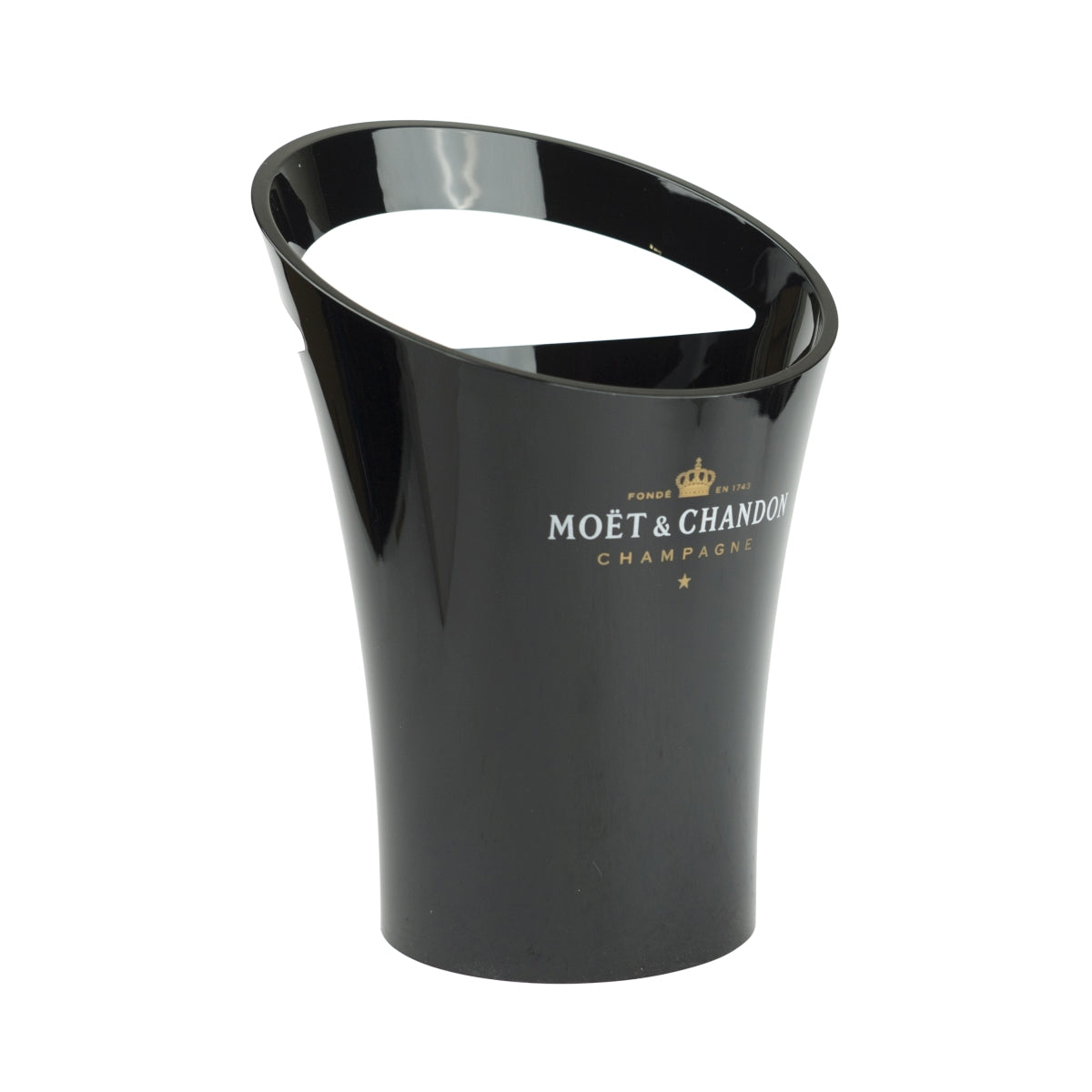 Moet Chandon Champagner Kühler Single Schwarz Gold Eiswürfel Flaschen Box Bar