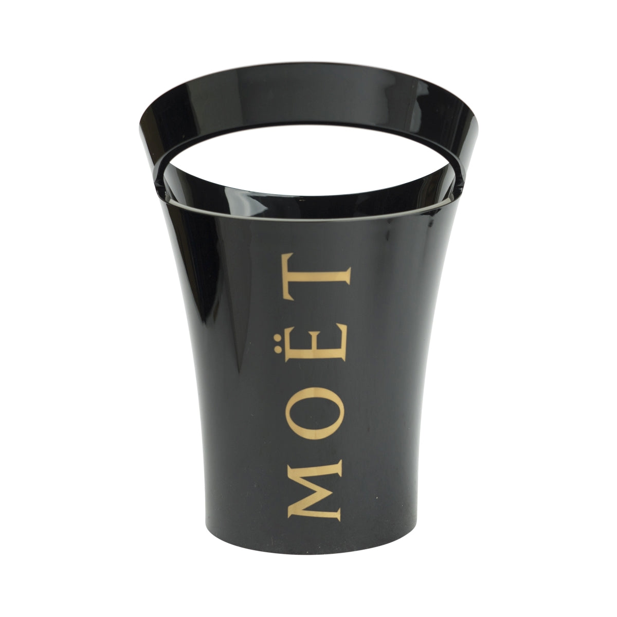 Moet Chandon Champagner Kühler Single Schwarz Gold Eiswürfel Flaschen Box Bar – Ansicht 2