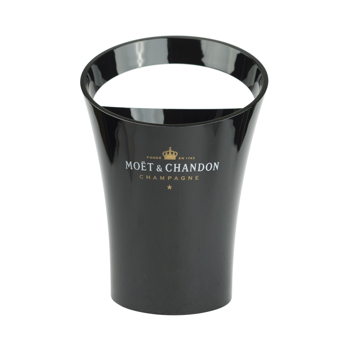Moet Chandon Champagner Kühler Single Schwarz Gold Eiswürfel Flaschen Box Bar – Ansicht 4