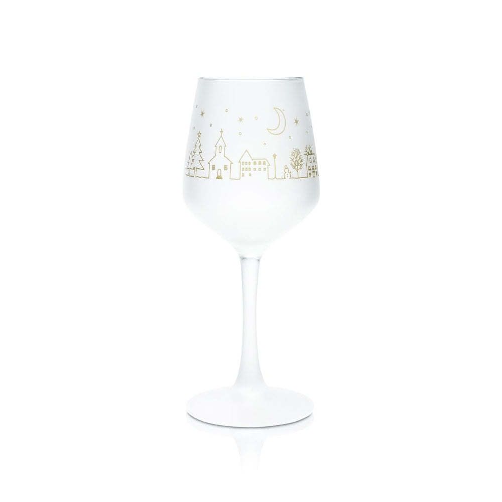 Mohaba Glühwein Glas 0,2l Weinglas Thermoglas Satiniert Punsch Weihnachten