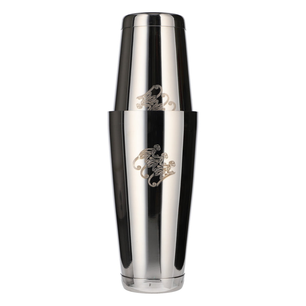 Monkey Shoulder Gin Shaker neu Edelstahl silber Cocktail Barset Barequipment