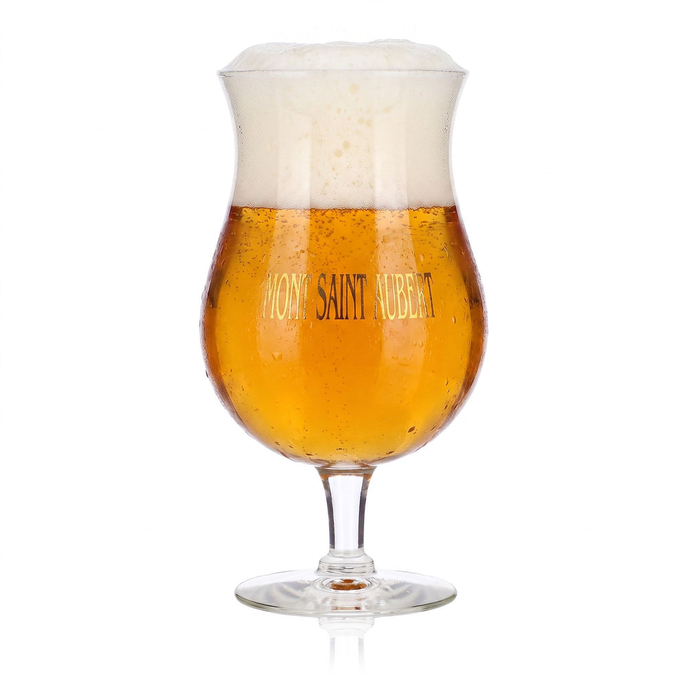 Mont Saint Aubert Bier Glas 0,58l Tulpe Pokal Durobor