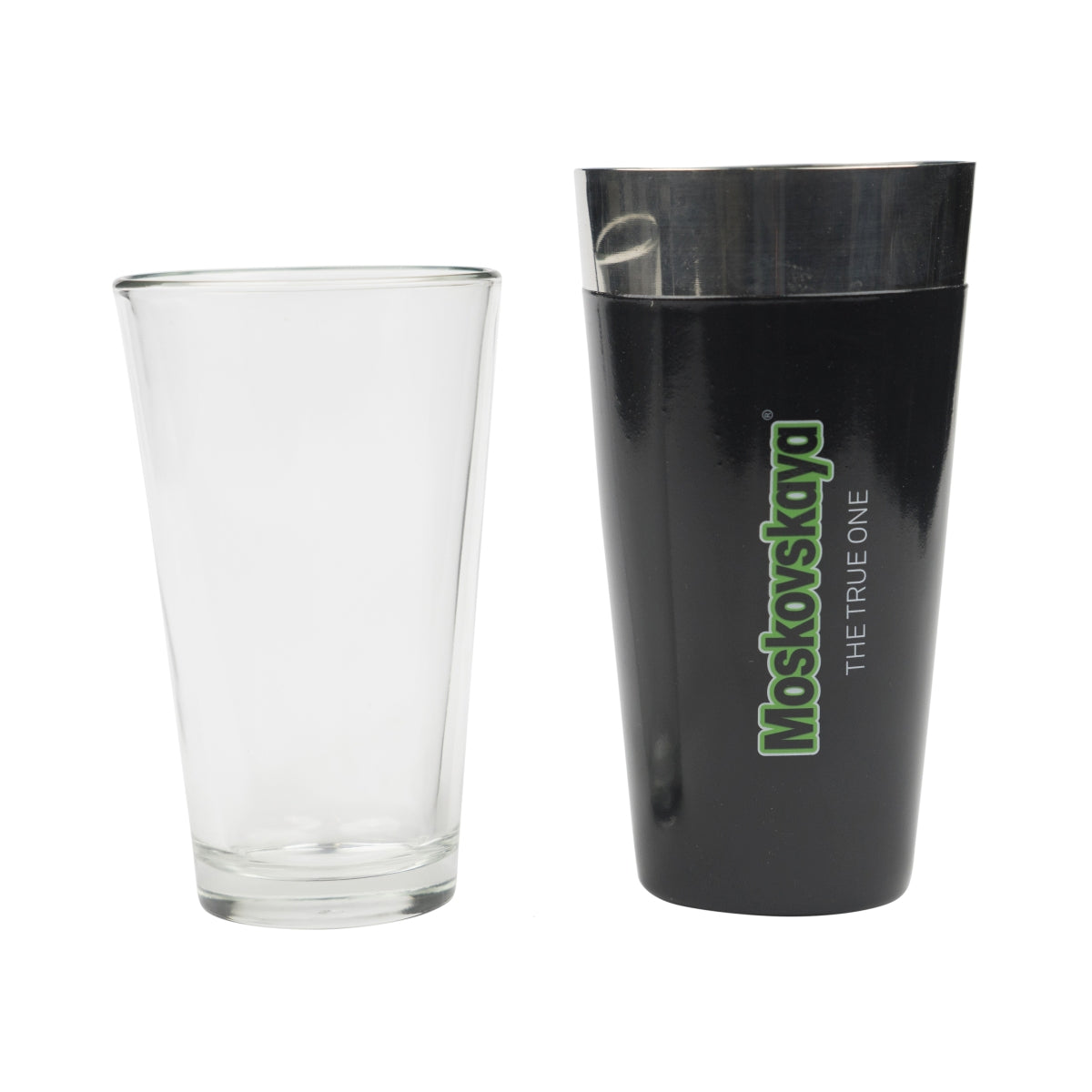 Moskovskaya Vodka Boston Shaker Glas Gummi Cocktail Longdrink Bar Mixer Gastro – Ansicht 2