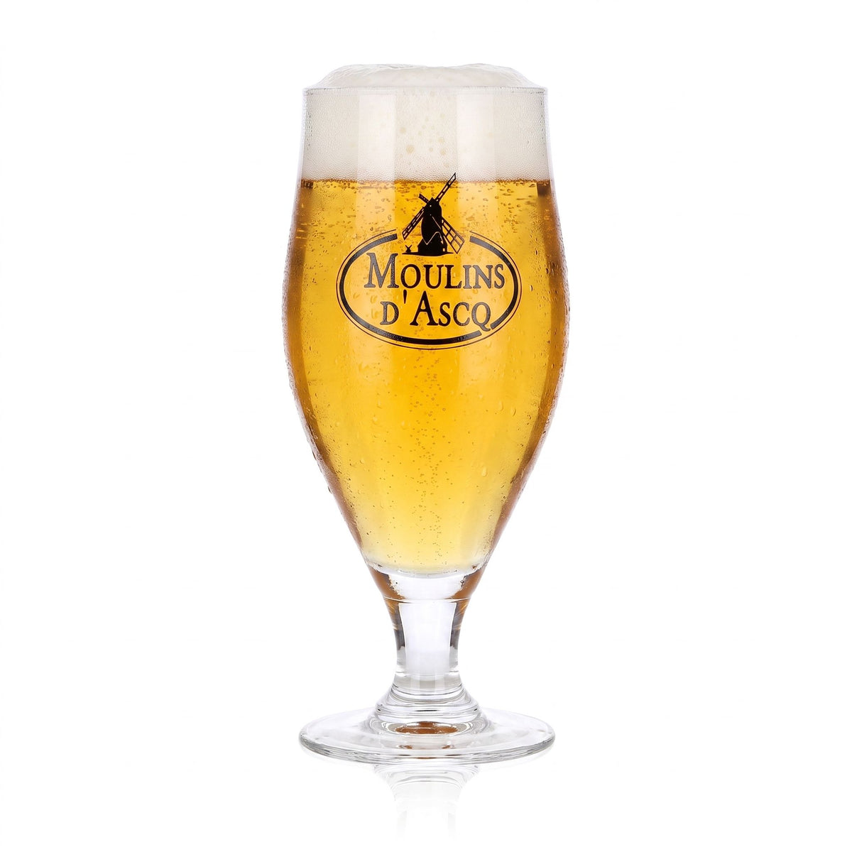 Moulins d' Ascq Bier Glas 0,3l Pokal Luminarc Cervoise