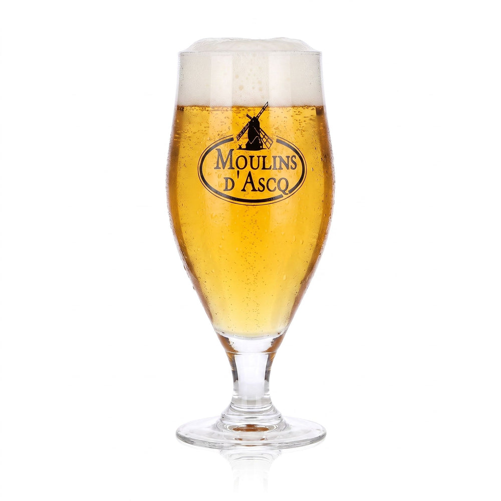 Moulins d' Ascq Bier Glas 0,3l Pokal Luminarc Cervoise