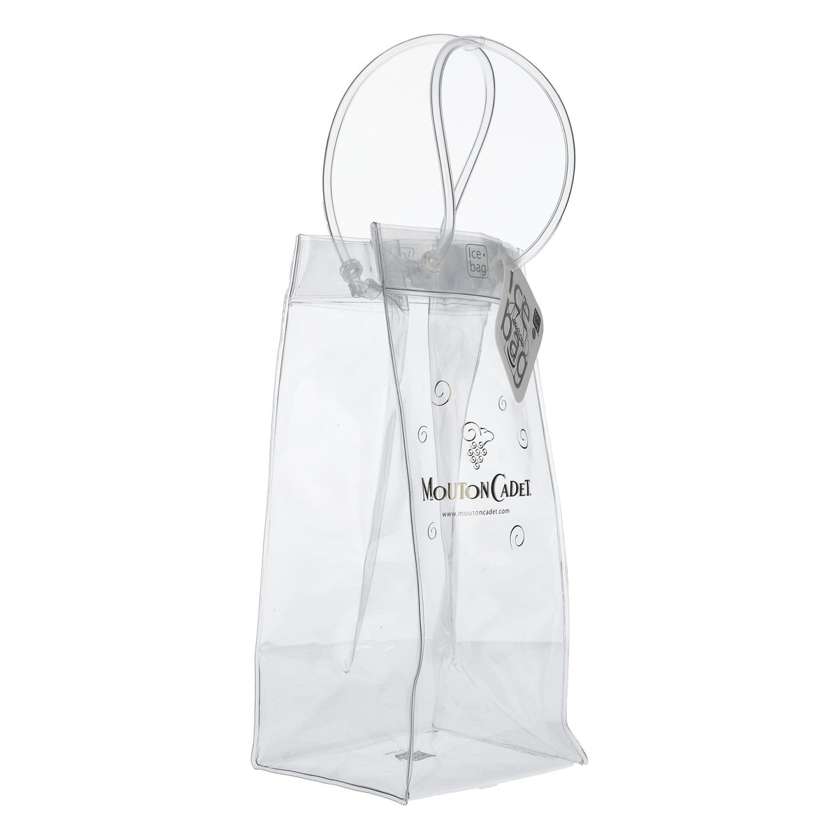 Mouton Cadet Wein Flaschentasche Kühltasche Transparent Ice Bag PVC – Ansicht 2