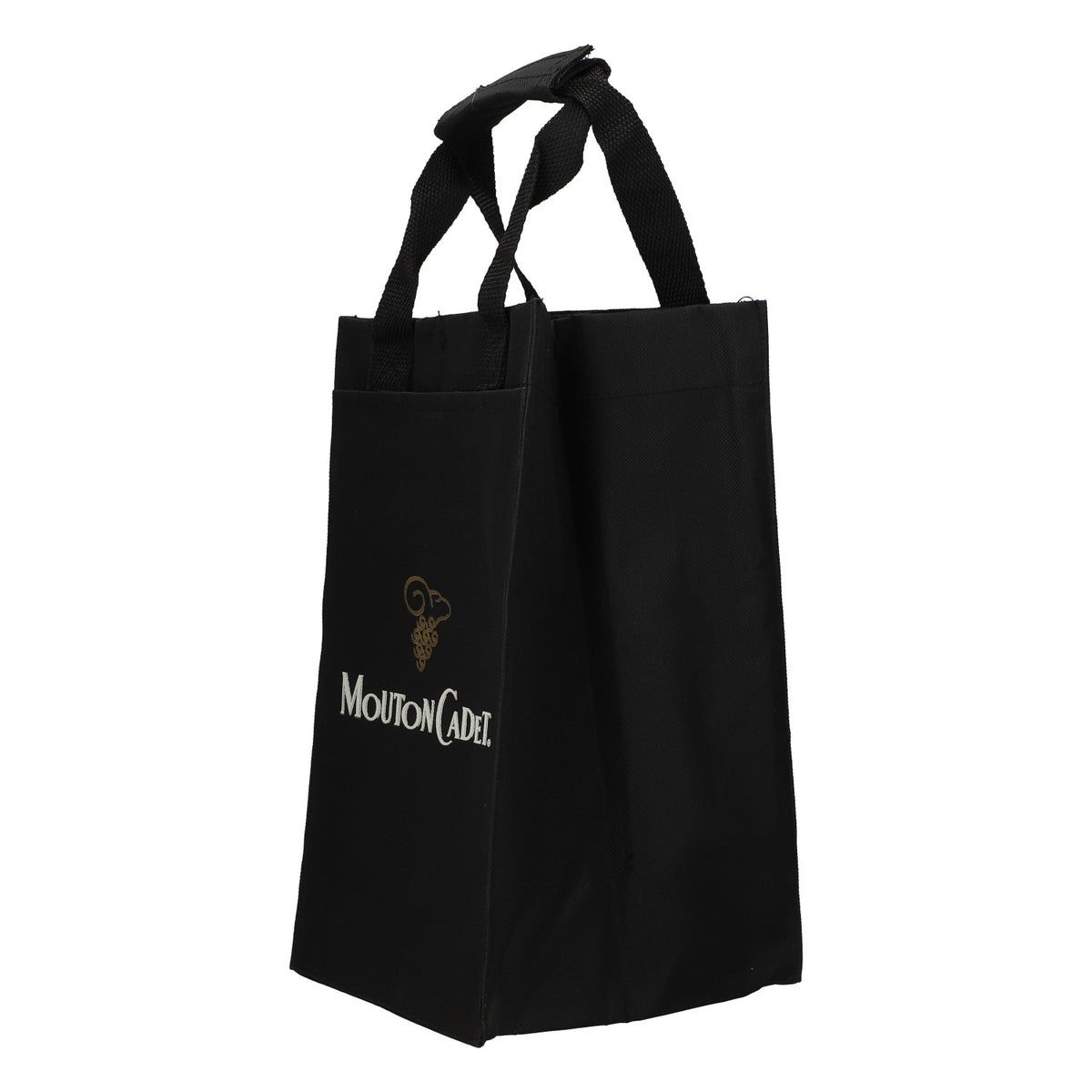 Mouton Cadet Wein Tasche Flaschenhalter 4 Fächer schwarz Flaschenträger – Ansicht 3