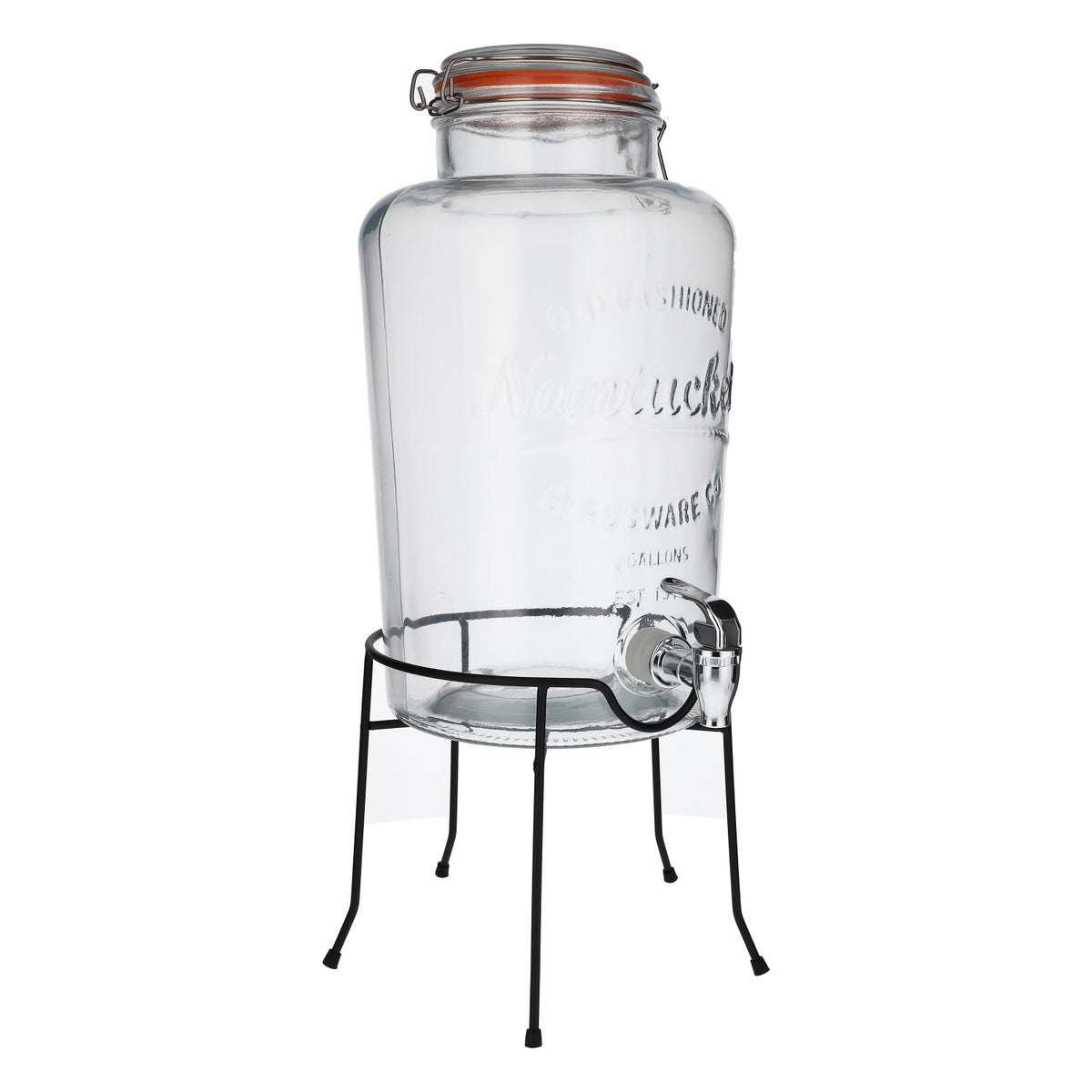 Nantucket Softdrink Getränkespender Beverage mit Metallständer 8 Liter – Ansicht 2