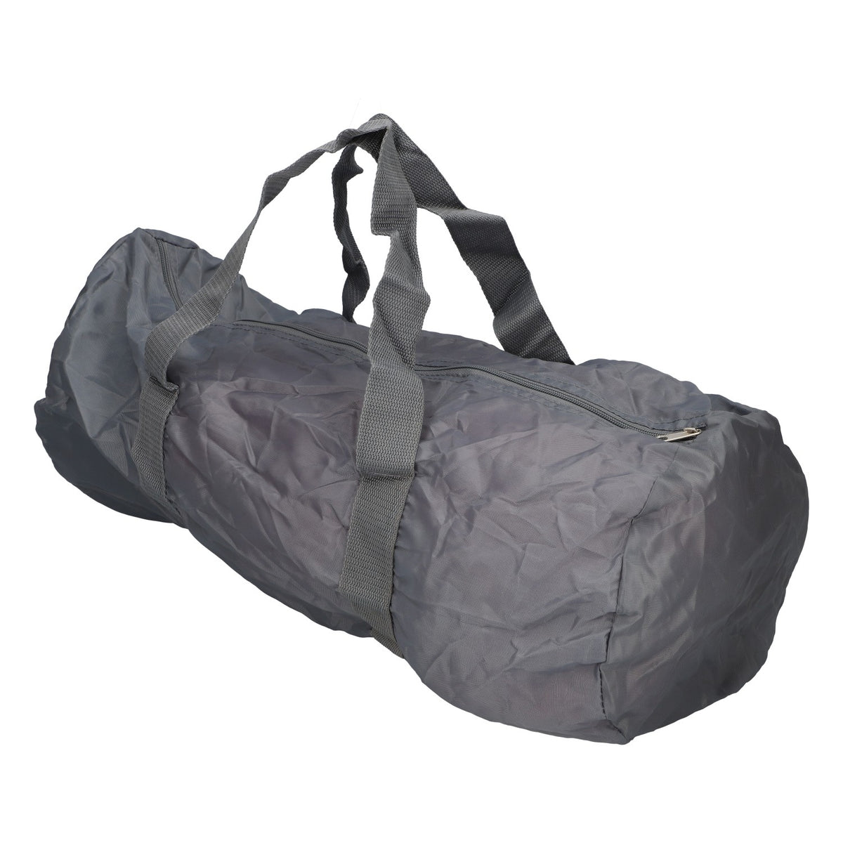 Nestle Faltbare Reisetasche Grau Polyester Reißverschluss leicht 50cm – Ansicht 3