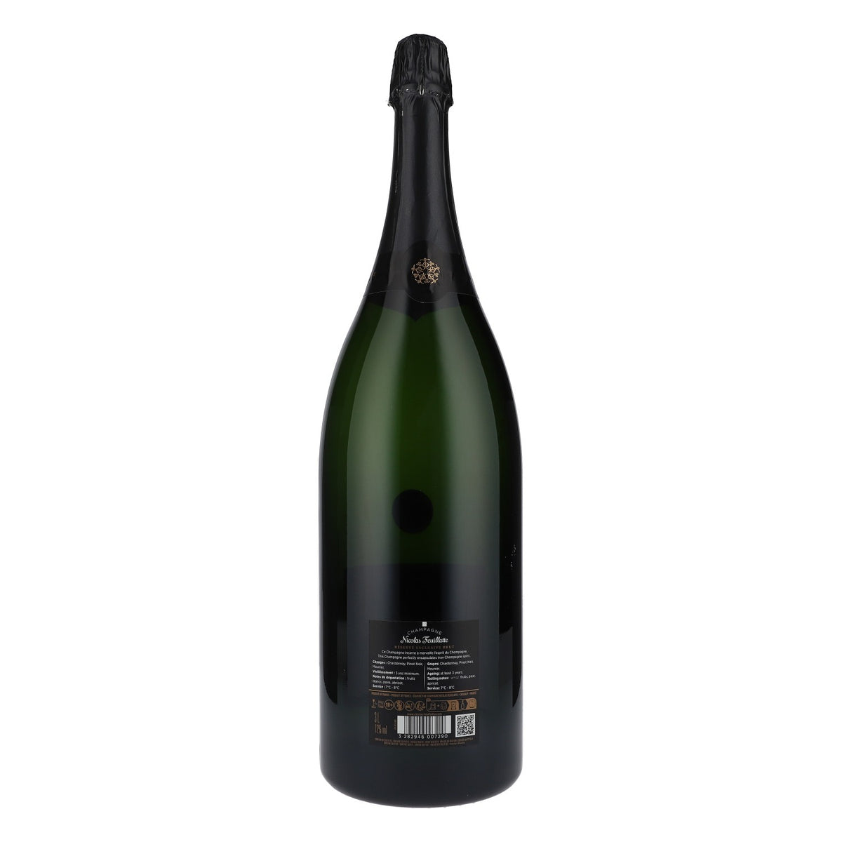 Nicolas Feuillatte LEERE Champagner Showflasche Dekoflasche Showbottle 3l – Ansicht 4