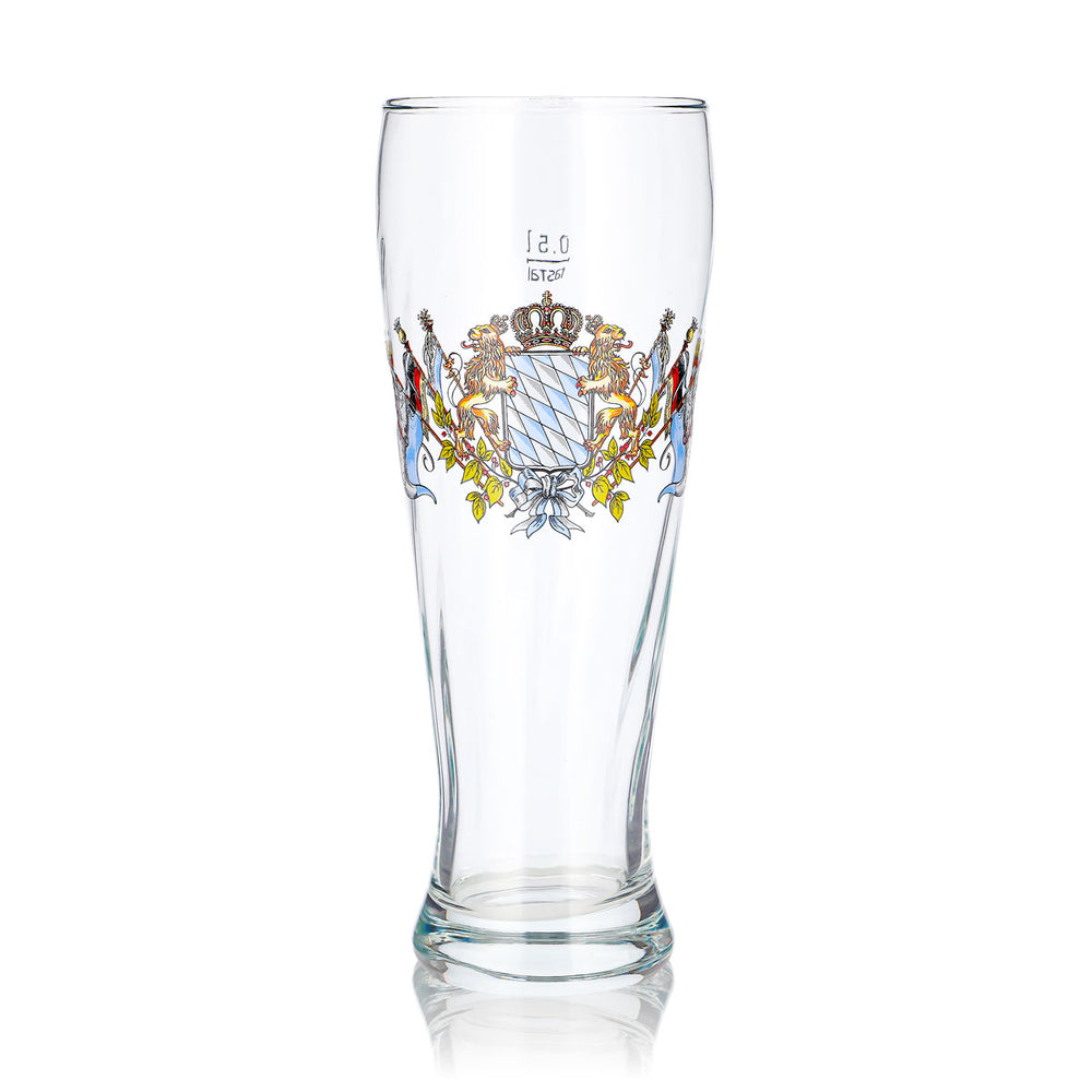 No Name Bier Glas 0,5l Pokal Bayern Logo Weizenbier Glas Rastal