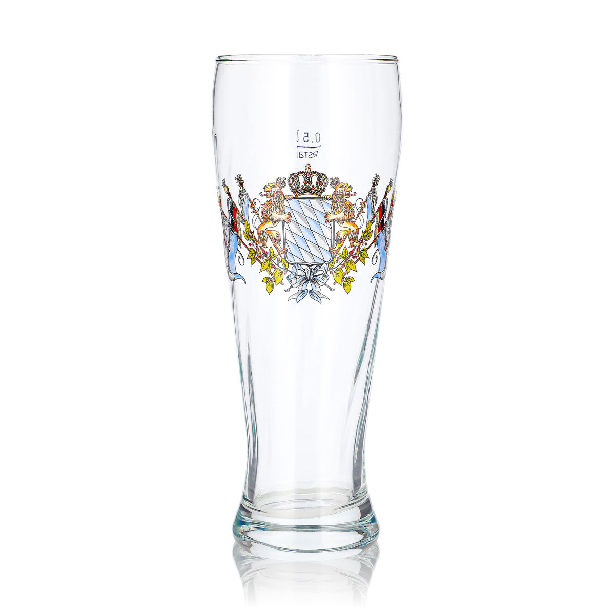No Name Bier Glas 0,5l Pokal Bayern Logo Weizenbier Glas Rastal
