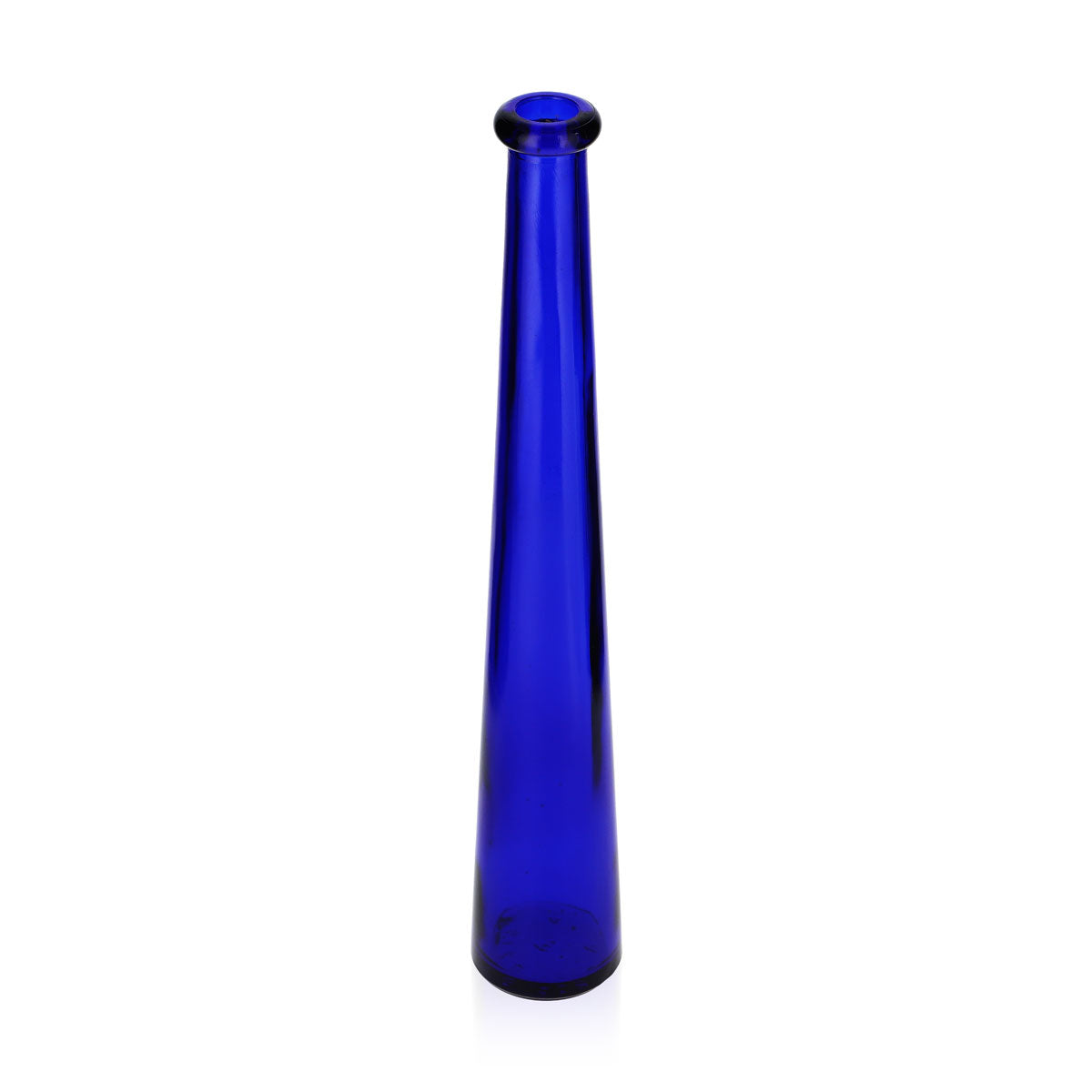 No Name Sonstiges Glas 0,2l Blaues Glas Kegelform Vase Dekoflasche – Ansicht 2