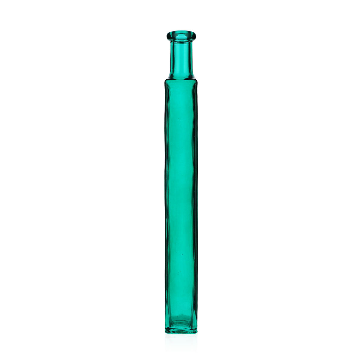 No Name Sonstiges Glas 0,2l Grünes Glas Wellig Vase Dekoflasche – Ansicht 3