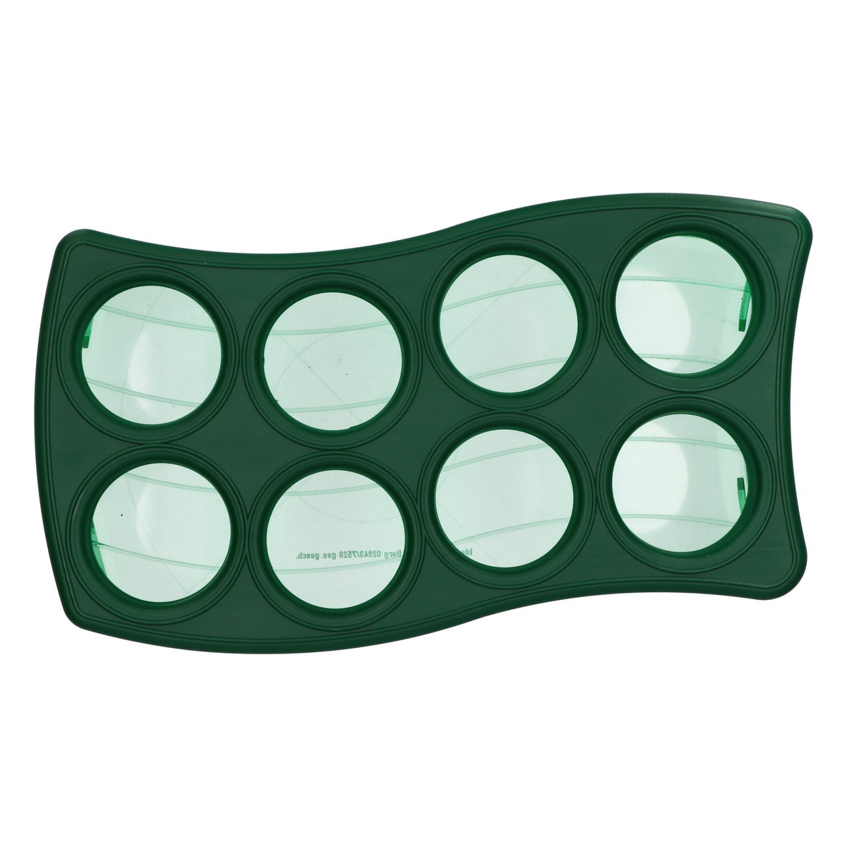 No Name Wasser Kühler Flaschenkühler Flaschenhalter Wellen neu Kunststoff grün – Ansicht 4