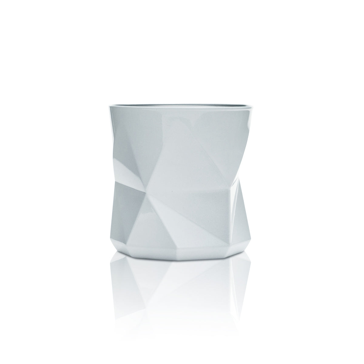6x Nordes Gin Glas 0,25l Tumbler Weiß Atlantic Gläser Relief Cocktail Cube Design – Ansicht 3