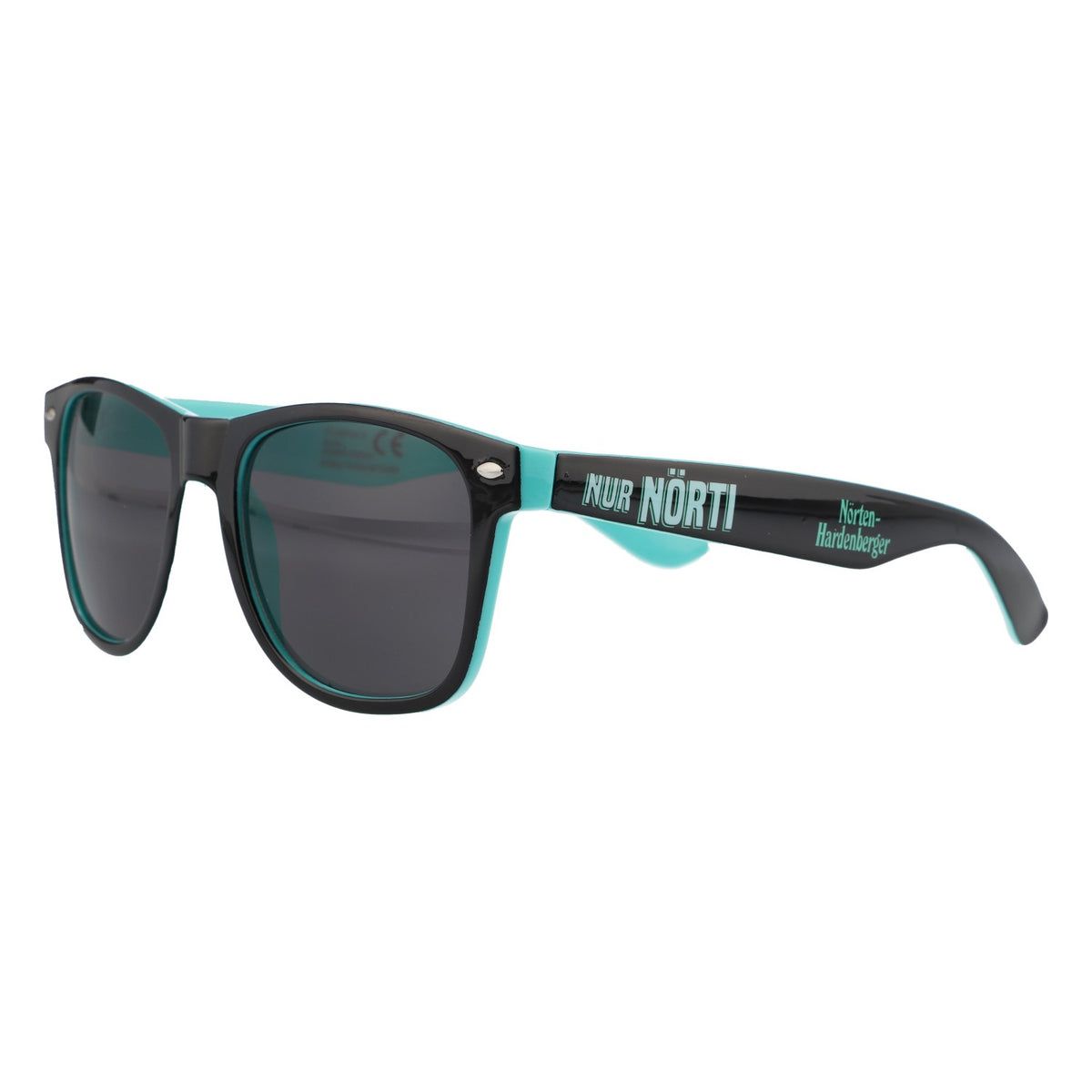 Nörten Hardenberger Bier Sonnenbrille Sunglasses Schwarze Tönung Innen Türkis