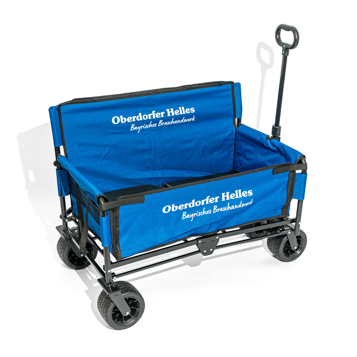 Obersdorfer Bier Bollerwagen Sitzbank faltbar Offroad Strandwagen 150kg