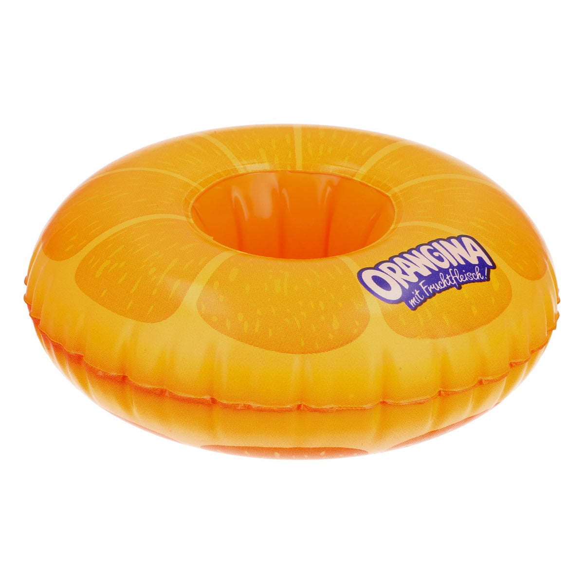 Orangina Softdrink schwinnender Getränkehalter für Pool Orange aufblasbar – Ansicht 2