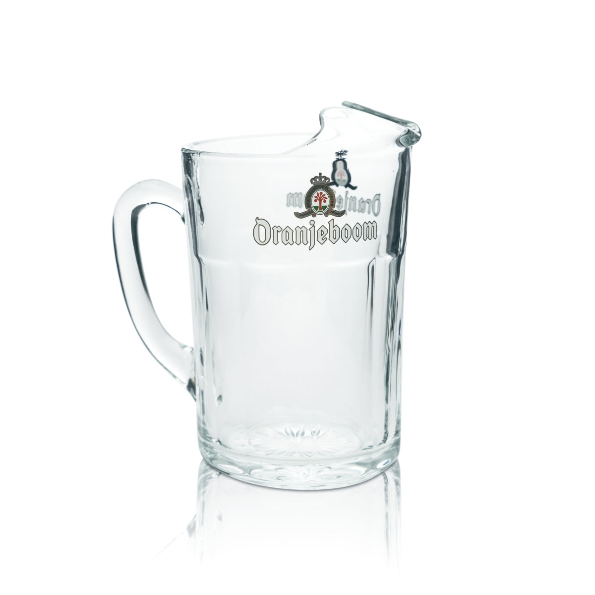 Oranjeboom Bier Glas 1l Karaffe Krug Pitcher Henkel Niederlande Gastro Gläser