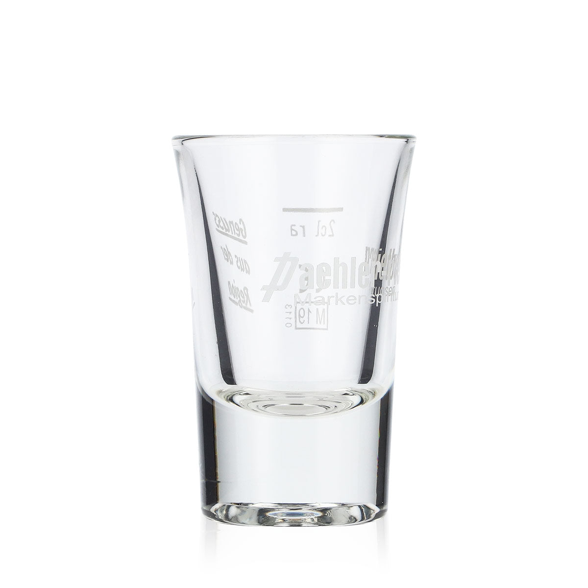 Paehler-Rietberg Schnaps Glas Stamper 2cl Kurzer Schnapsglas Shotglas – Ansicht 2