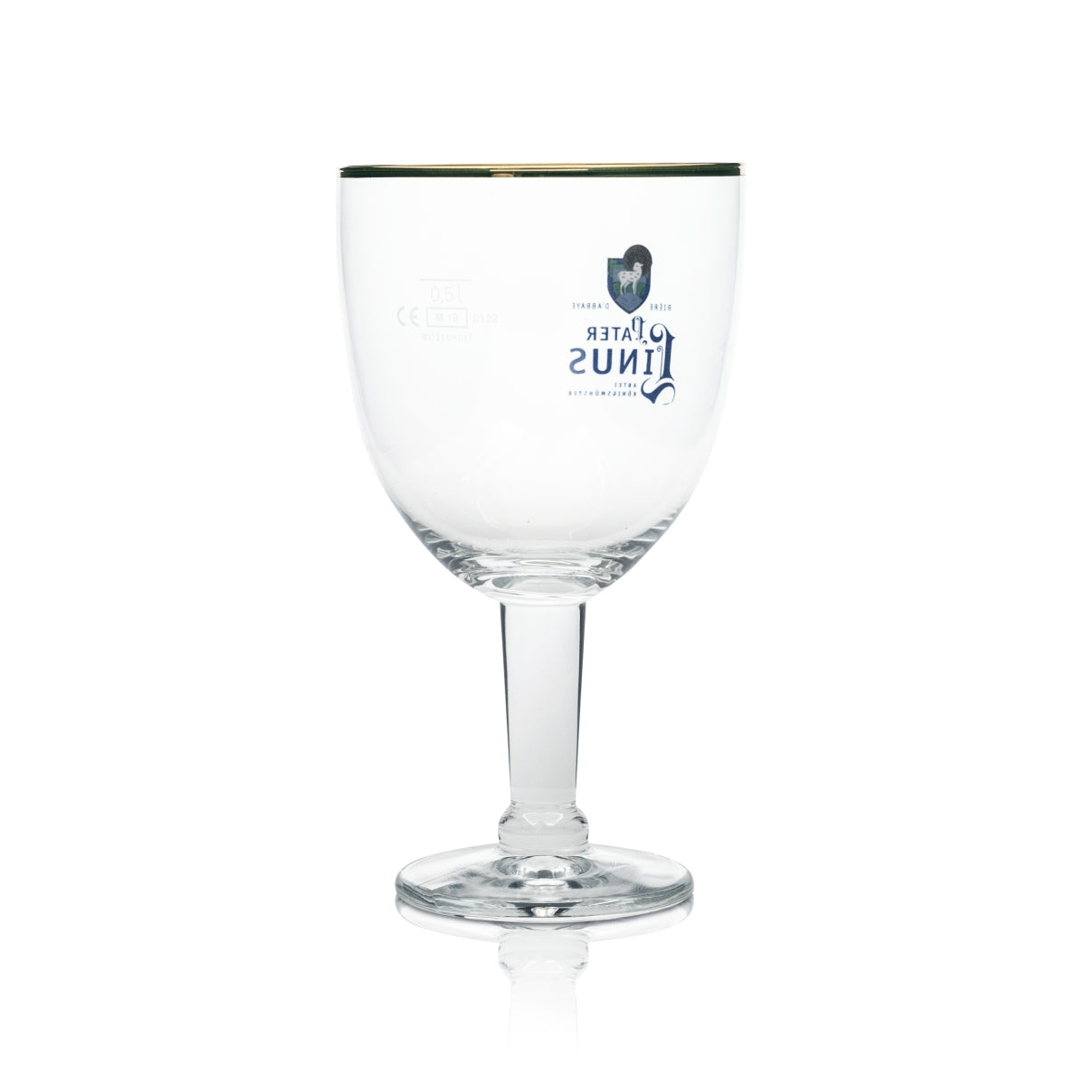Pater Linus Bier Glas 0,5l Abbey Pokal Goldrand Ritzenhoff Ballon Gläser Abtei – Ansicht 2