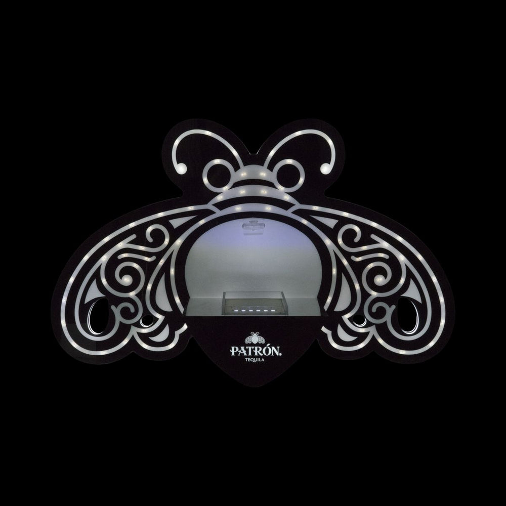 Patron Tequila Glorifier LED Biene Gran Lighted Bottle Display Leuchtreklame