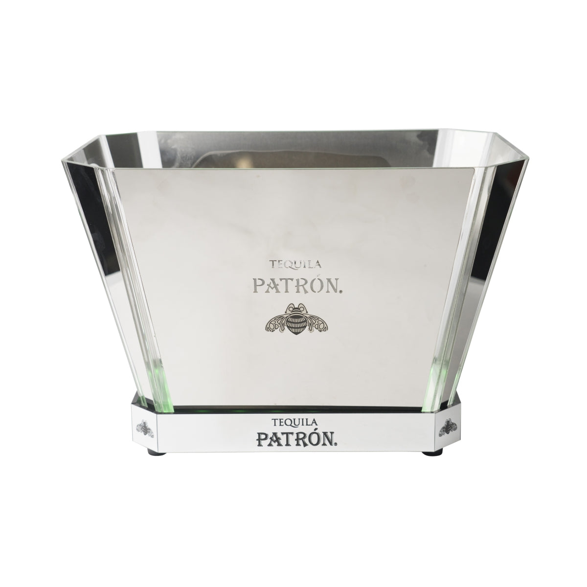 Patron Tequila Kühler LED Cooler Wanne Box Bucket Eis Ice Bar Eiswürfel Flasche