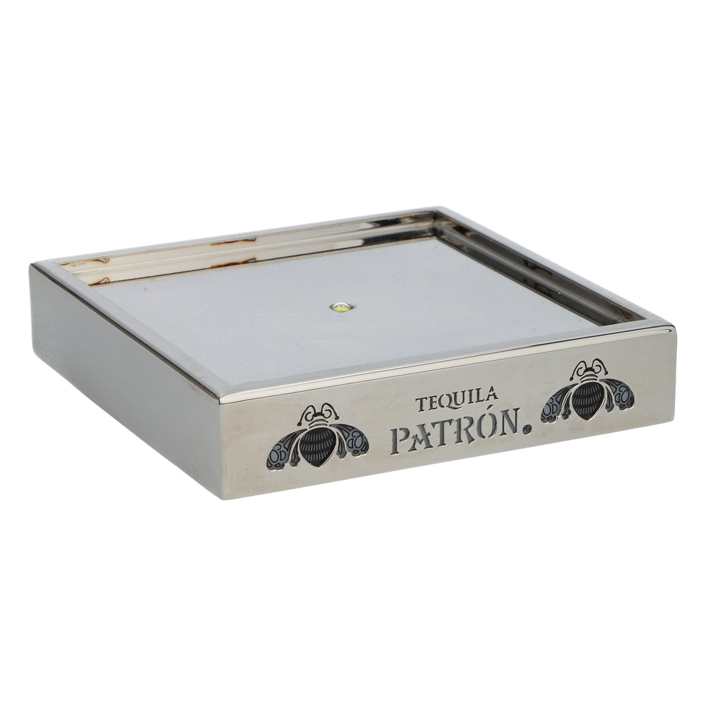 Patron Tequila LED Glorifier Single Leuchtreklame Akku 0,7l silber