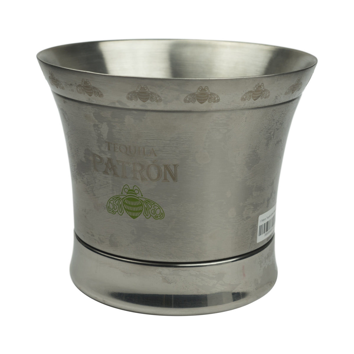 Patron Tequila Metall Kühler Bucket Bar Behälter Eisbox Flasche Ice Cooler grün Biene – Ansicht 2