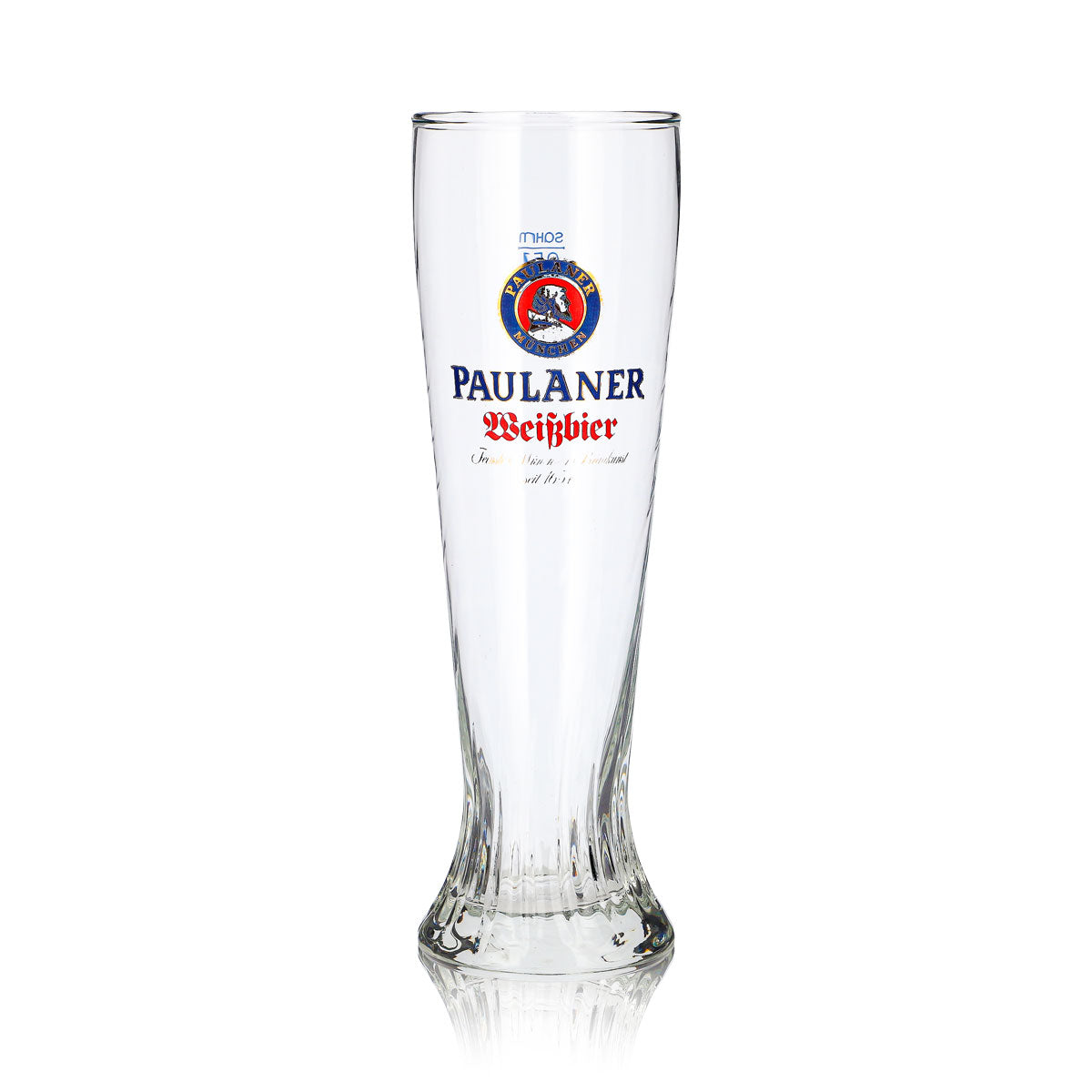 Paulaner Bier Glas 0,5l Weißbierglas Pokal Sonderform Sahm – Ansicht 2