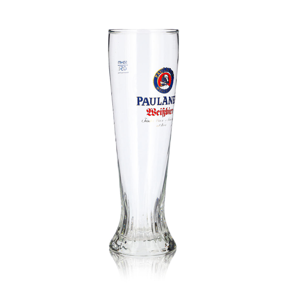 Paulaner Bier Glas 0,5l Weißbierglas Pokal Sonderform Sahm – Ansicht 3
