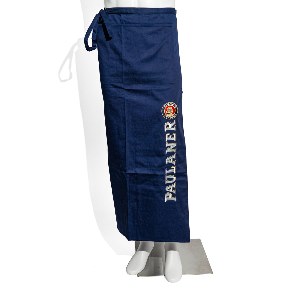 Paulaner Bier Schürze Bistro Kellnerschürze Service lang mit Tasche