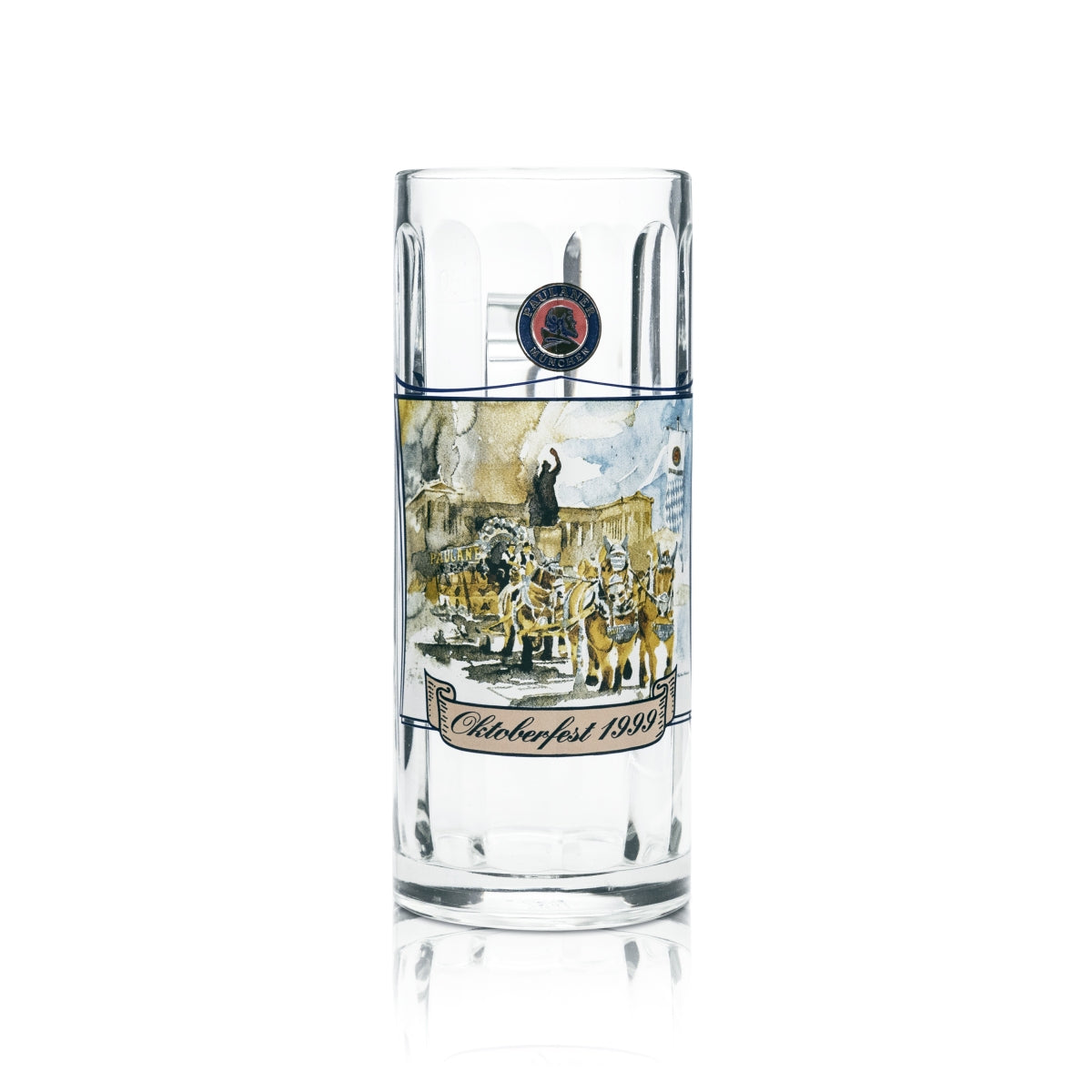 Paulaner Sammler Glas 0,5l Krug Humpen Seidel Gläser Oktoberfest 1999 Edition