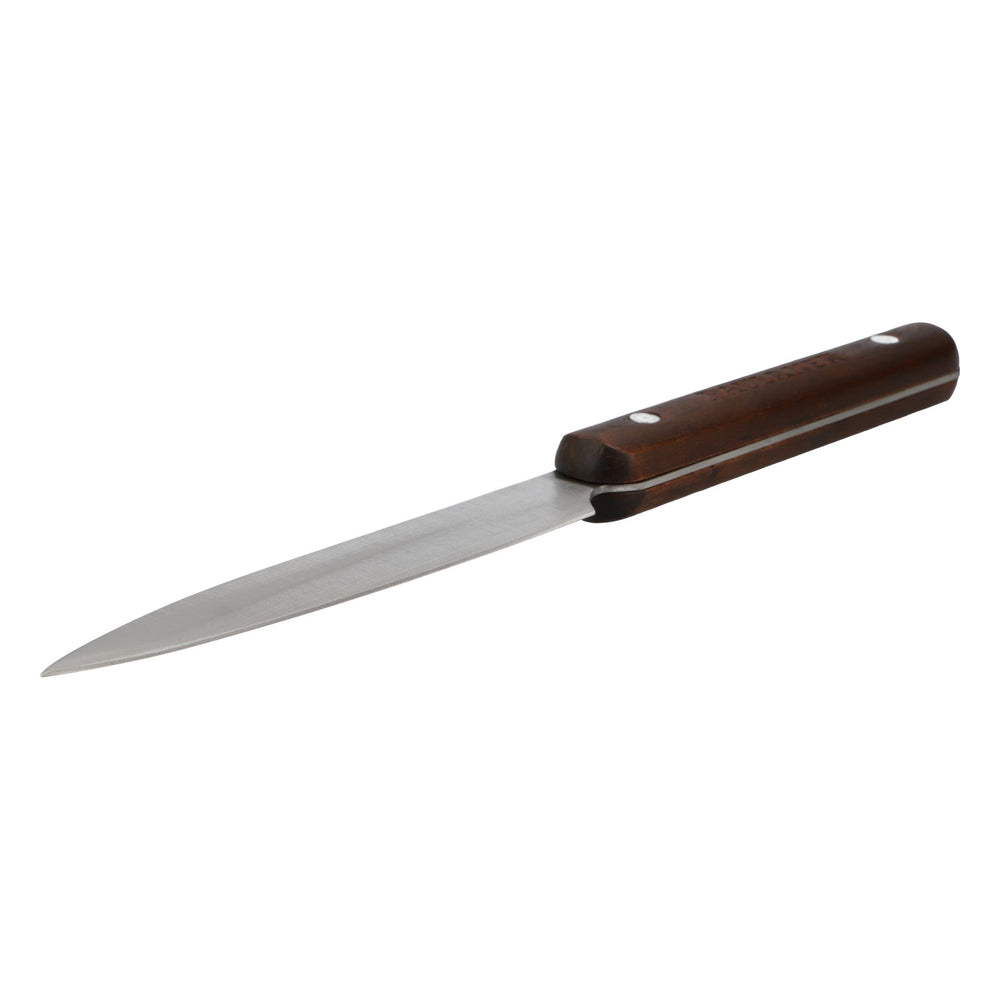Paulaner Weissbier Echtholz Edelstahl Grillmesser BBQ Messer Fleischmesser