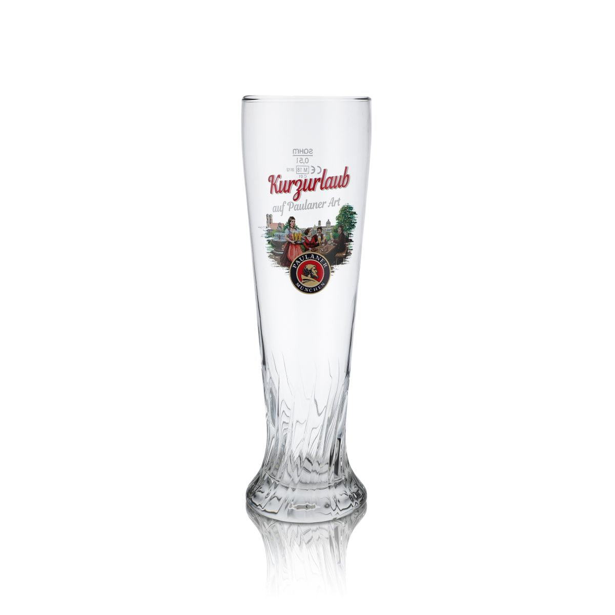 Paulaner Weißbier Glas 0,5l Hefeweizen Gläser Kurzurlaub Sonderedition